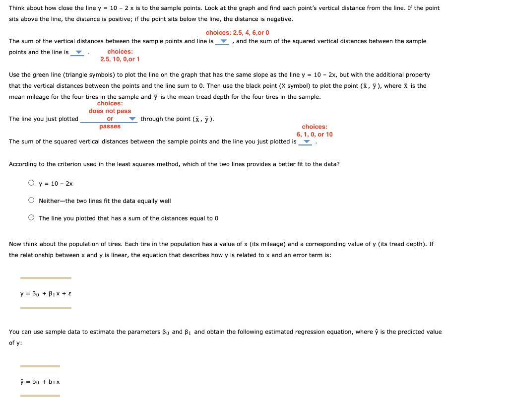 Solved 1 The Least Squares Criterion Sse Ssr And Sst Chegg Com