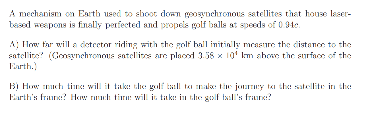 Solved A Mechanism On Earth Used To Shoot Down | Chegg.com