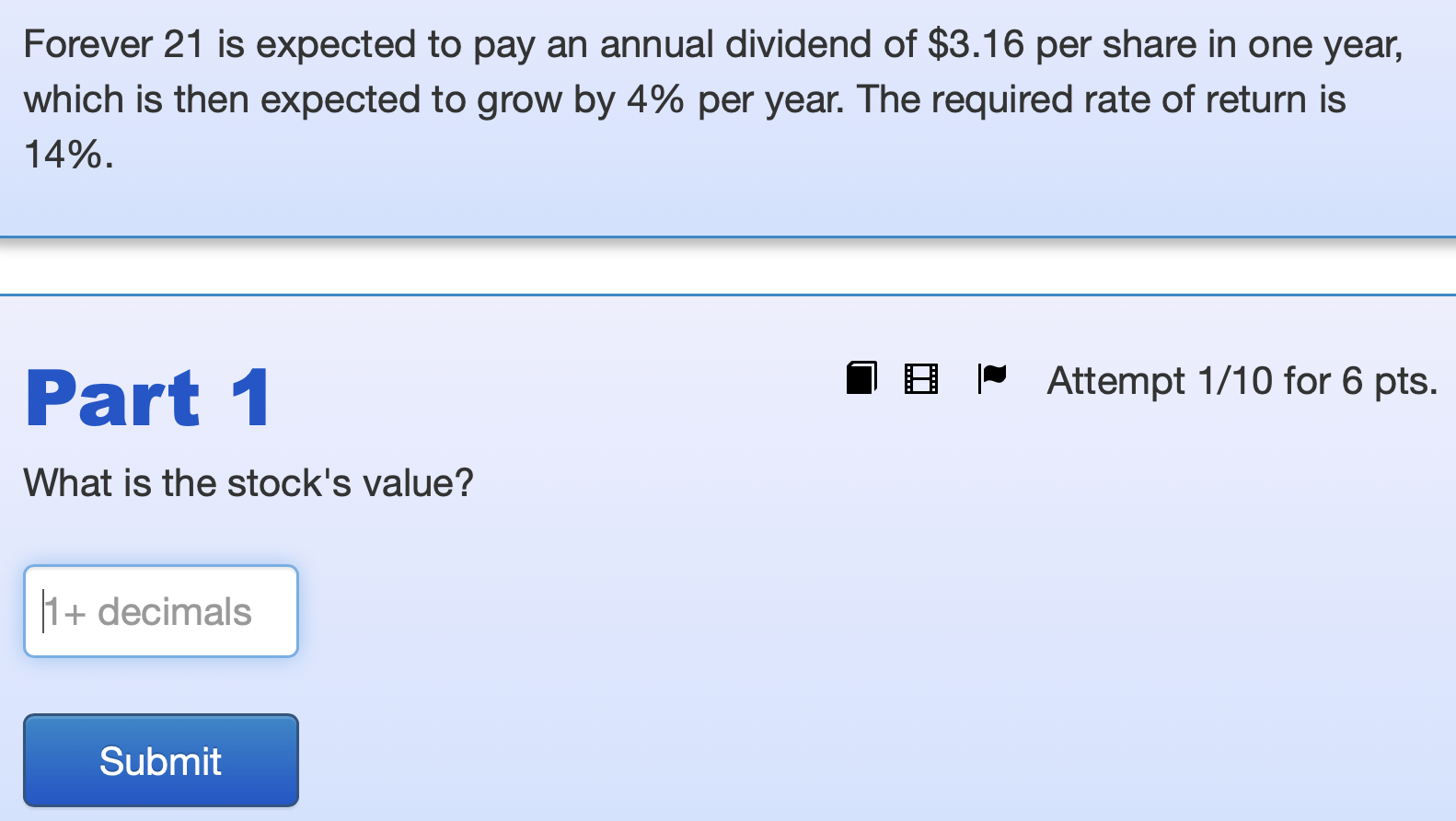solved-forever-21-is-expected-to-pay-an-annual-dividend-of-chegg-com