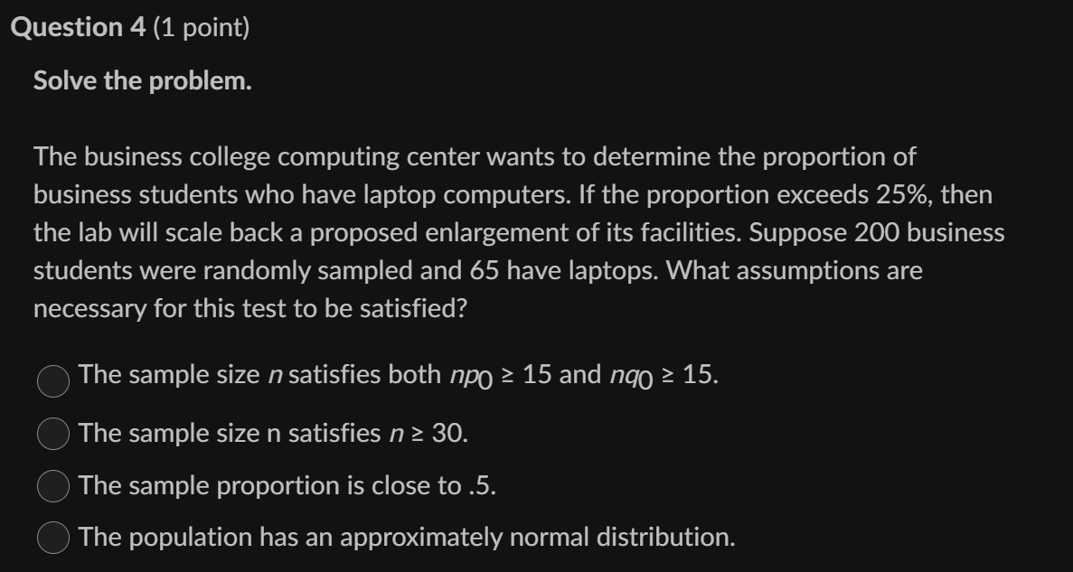 Solved Question 4 (1 Point) Solve The Problem. The Business | Chegg.com