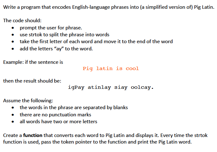 Solved Write a program that encodes English-language phrases | Chegg.com