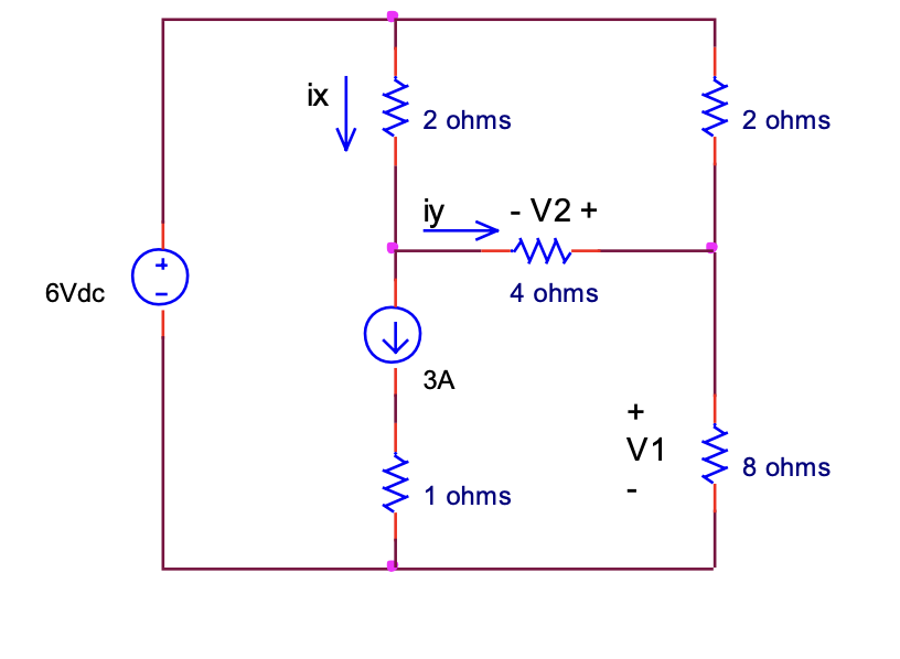 Solved (47) ﻿Solve using mesh analysis. | Chegg.com