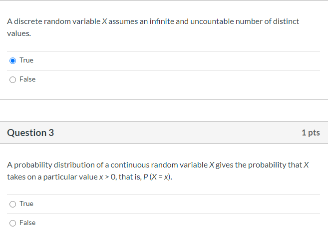 Solved A Discrete Random Variable X Assumes An Infinite And