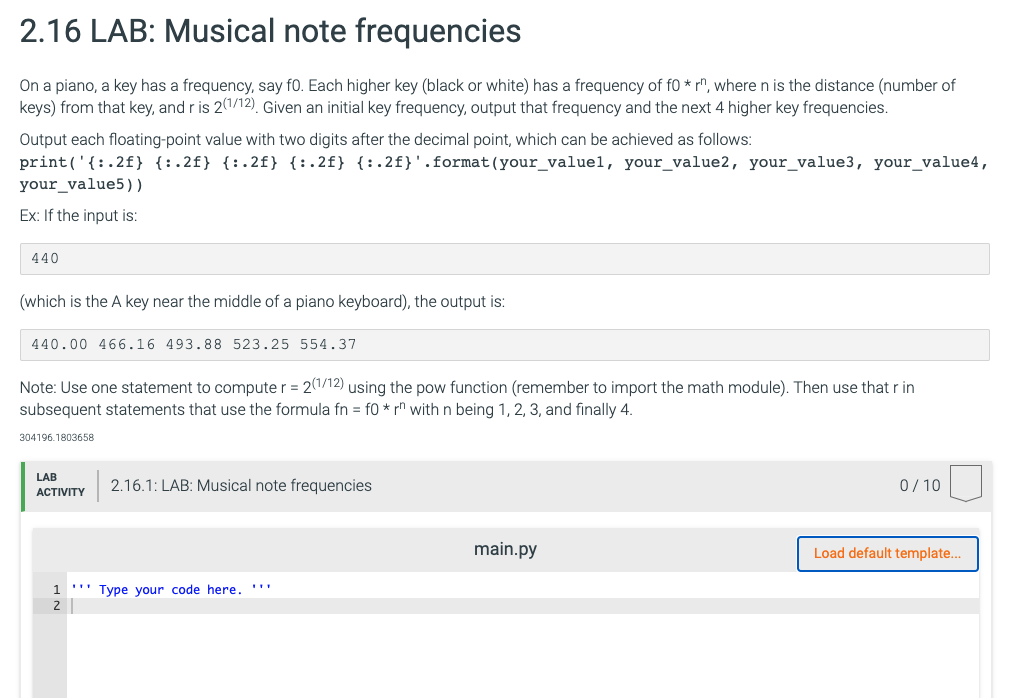 solved-2-16-lab-musical-note-frequencies-on-a-piano-a-key-chegg