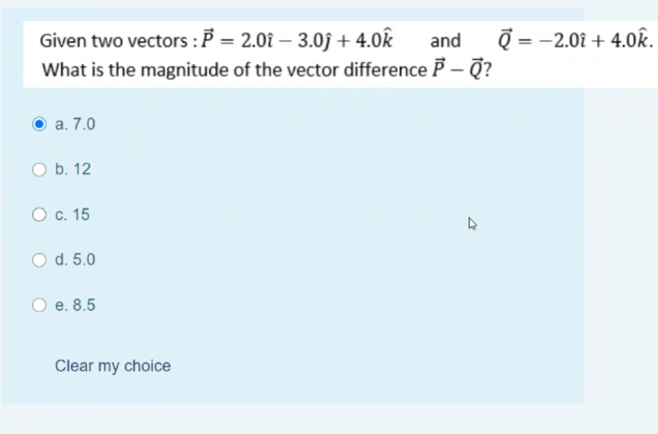 Solved Given Two Vectors P 2 0 3 0ſ 4 0k And 0 Chegg Com