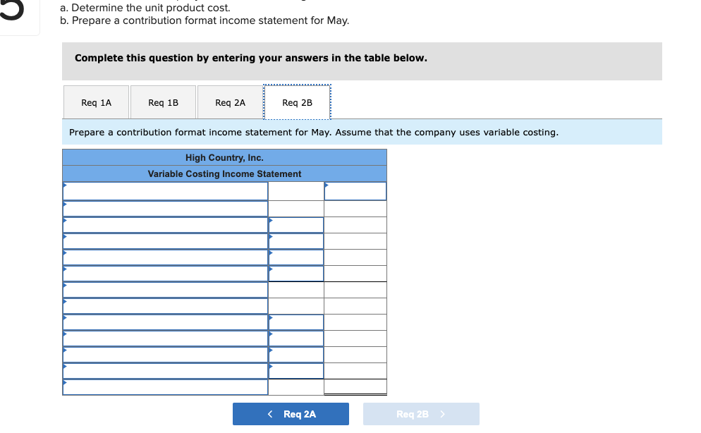 Solved 1 Assume That The Company Uses Absorption Costing 2921