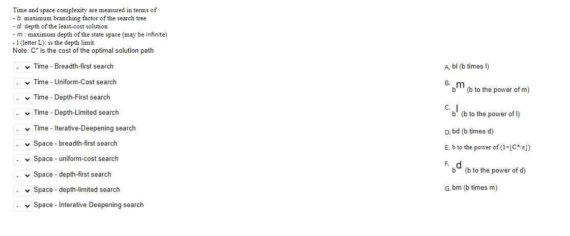 Solved Time and space complexity are measured in terms of - | Chegg.com