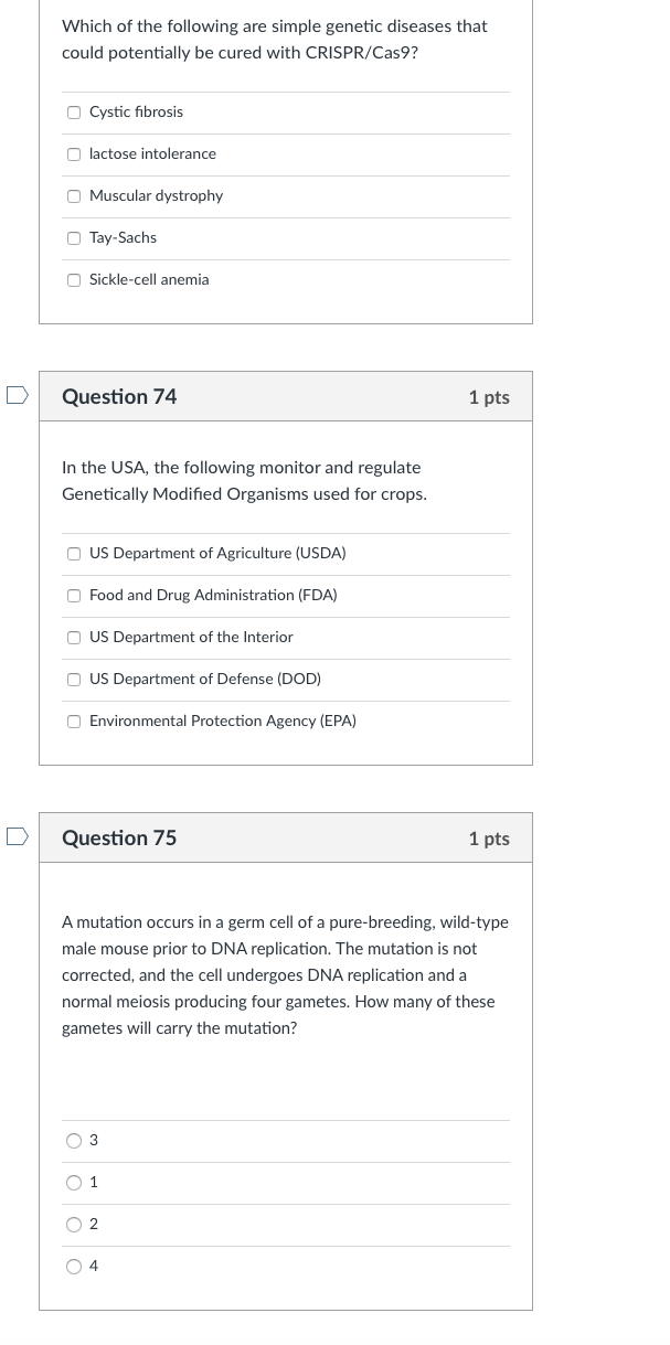 Solved which of the following are simple genetic diseases chegg