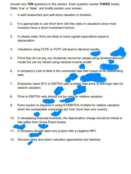 Solved Answer Any TEN Questions In This Section Each Chegg solved-answer-any-ten-questions-in-this-section-each-chegg