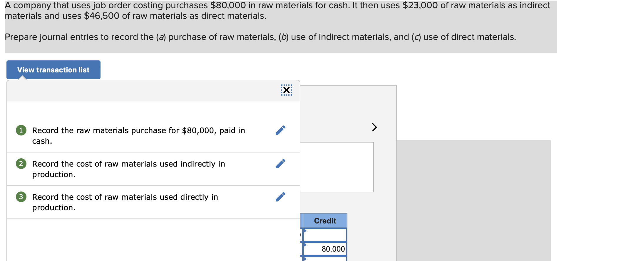 Solved A company that uses job order costing purchases | Chegg.com