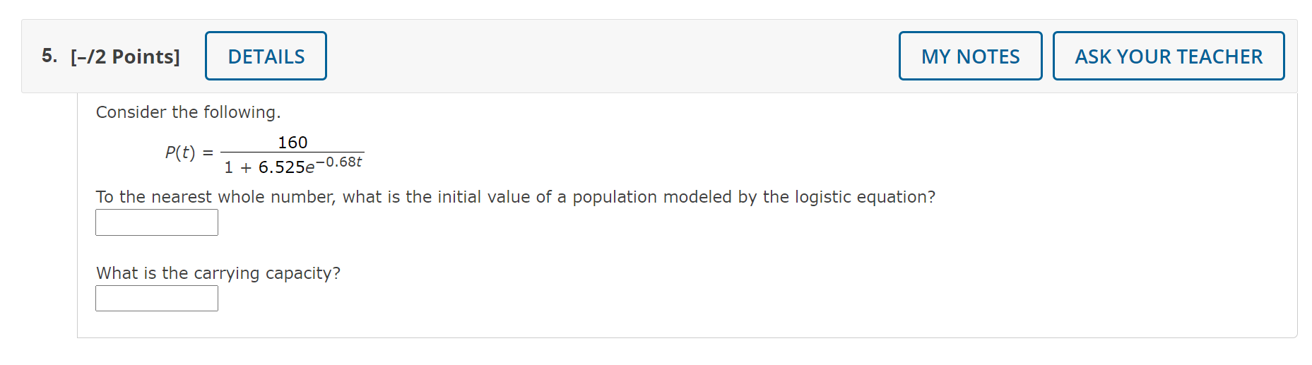 Solved 1. [-12 Points] DETAILS MY NOTES ASK YOUR TEACHER | Chegg.com