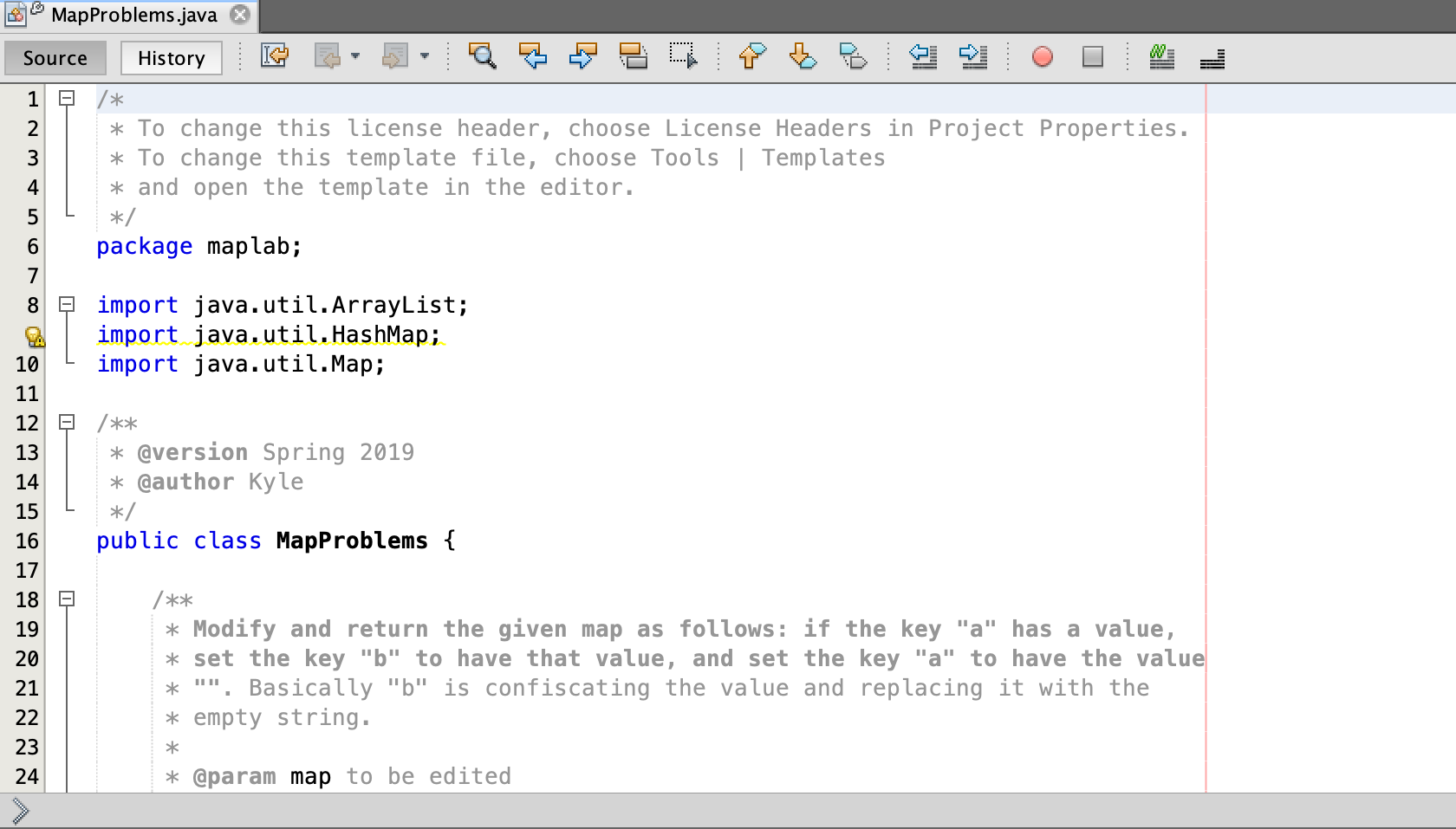 Part 1: Simple Map Exercises Complete the following | Chegg.com