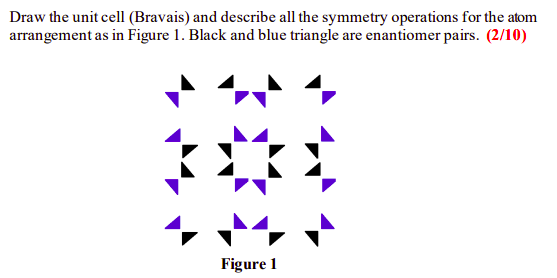 Solved Draw the unit cell (Bravais) and describe all the | Chegg.com
