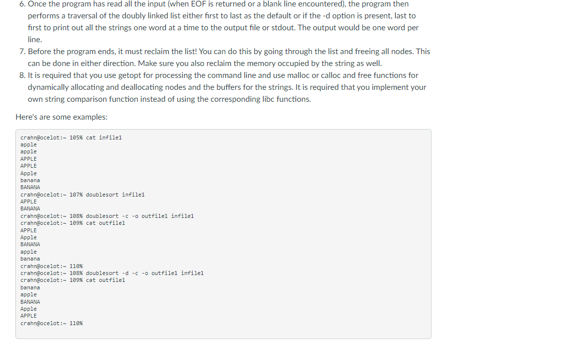 Solved This assignment asks you to sort the words in an | Chegg.com