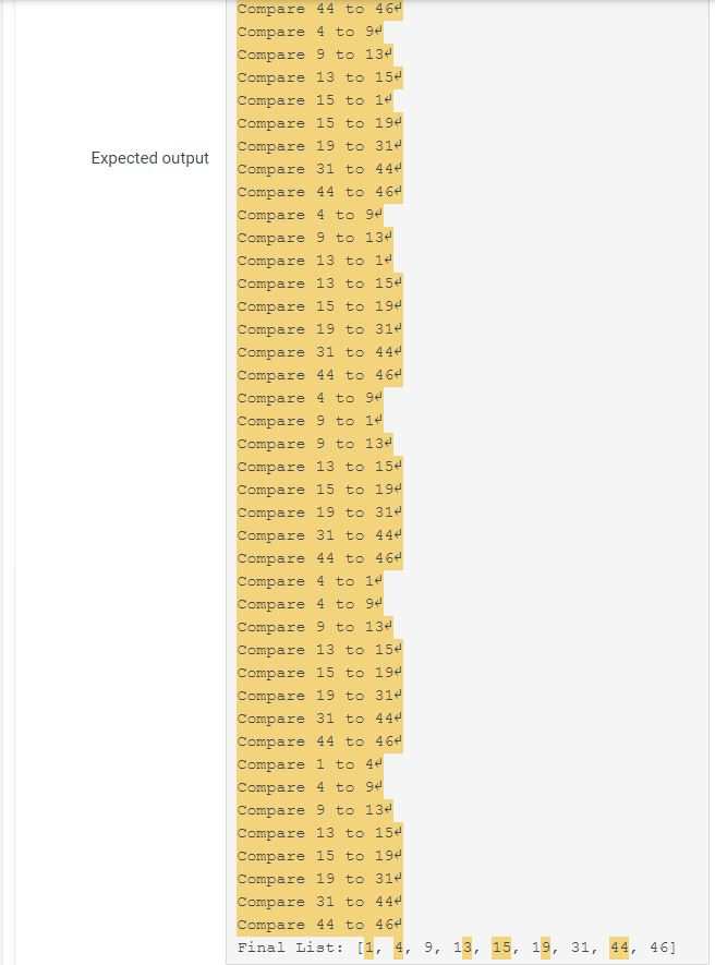 Solved PLEASE USE PYTHON From this pseudo code of bubble | Chegg.com