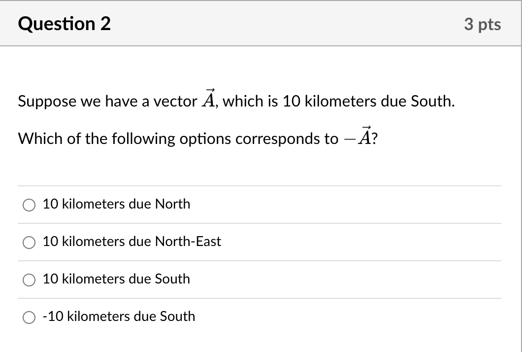 solved-suppose-we-have-a-vector-a-which-is-10-kilometers-chegg