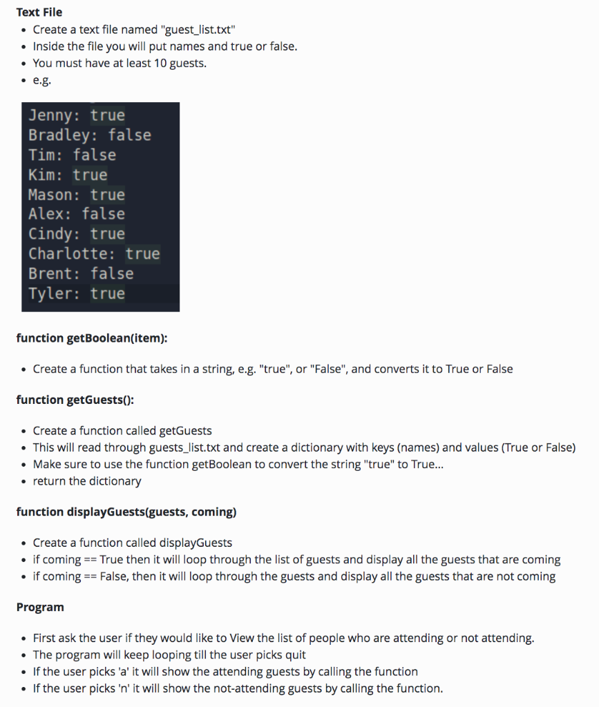 Solved Hello I need to create a python code that consists of | Chegg.com