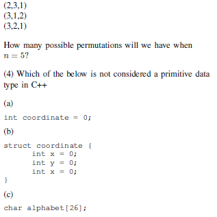 Solved (3) Consider a list of n numbers. The numbers are a | Chegg.com