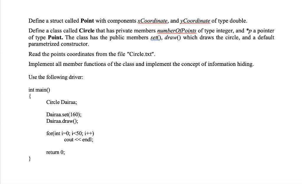 Solved Objectives - Further practice with classes - Practice | Chegg.com
