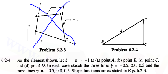 B в 6.2-4 Problem 6.2-3 Problem 6.2-4 For the element | Chegg.com