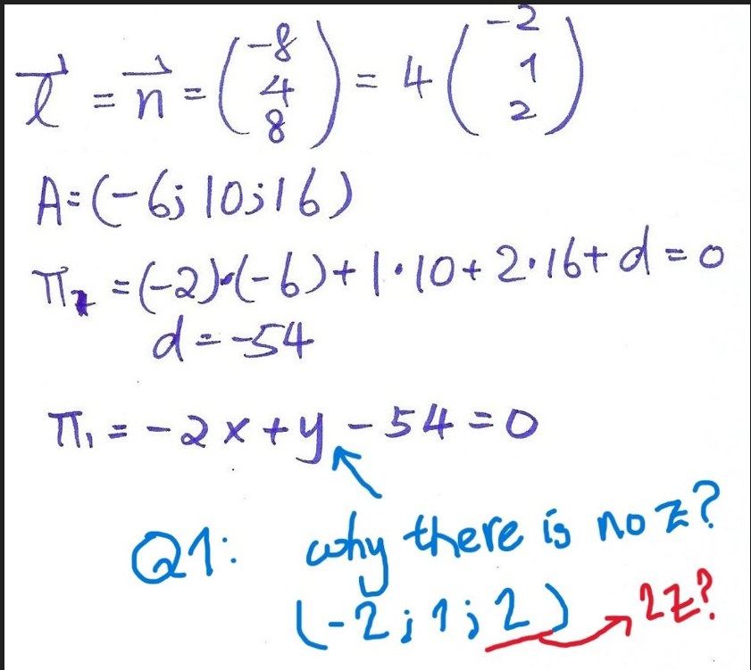 Solved Hello, I do not understand why there is no z in the | Chegg.com