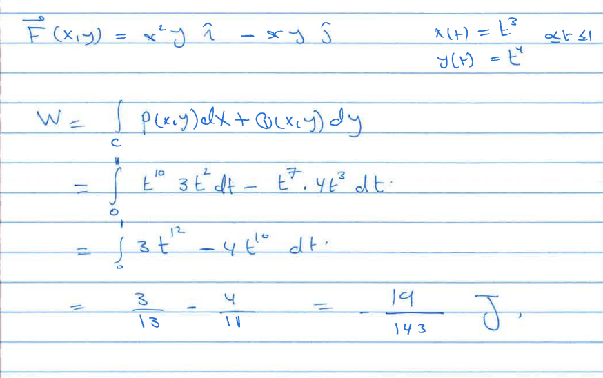 Solved Find The Work Done By The Force Field F(x,y)=x2yi−xyj | Chegg.com