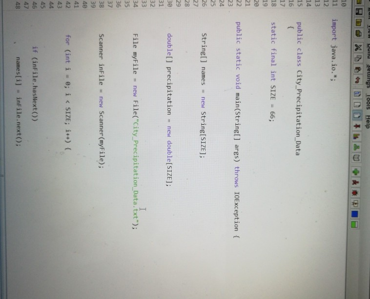 Solved Write a program that uses an array of String to store | Chegg.com
