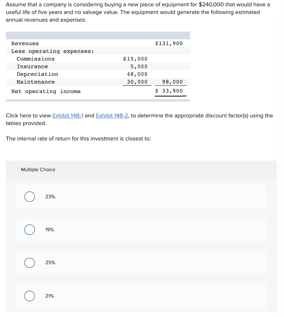 Solved Assume That A Company Is Considering Buying A New Chegg Com