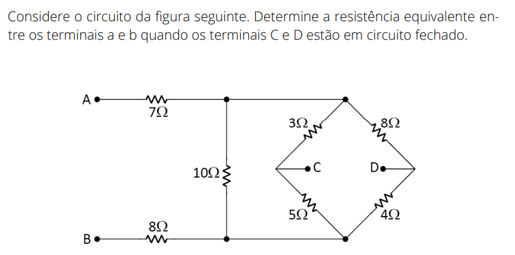 Solved Considere O Circuito Da Figura Seguinte. Determine A | Chegg.com