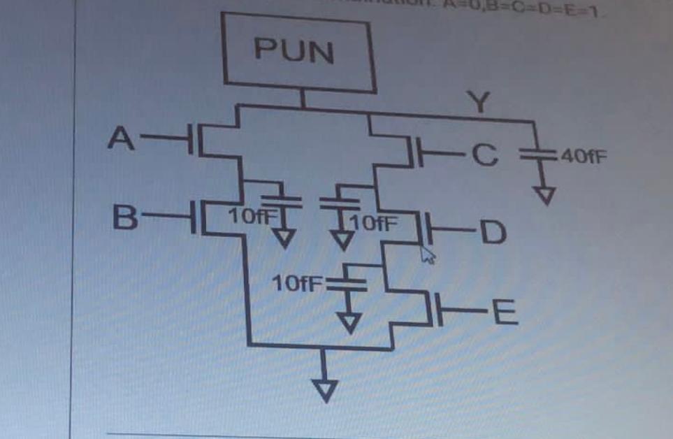 Solved Consider the CMOS logic gate circuit shown below. | Chegg.com