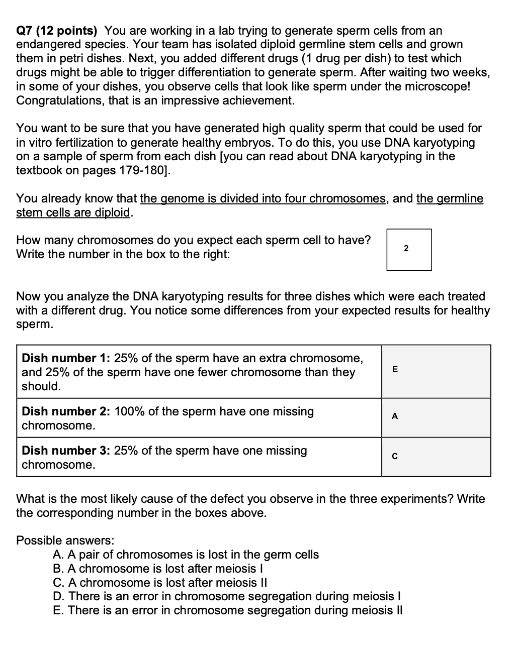 Solved Just wanna check to see if my answers are correct and | Chegg.com
