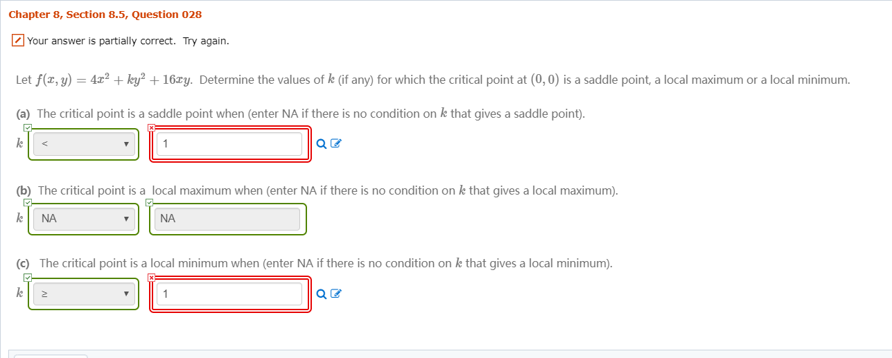 Solved Chapter 8 Section 8 5 Question 028 Your Answer I Chegg Com