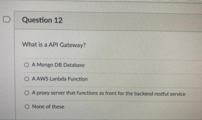 Solved Question 11 Which of the following best describes a | Chegg.com