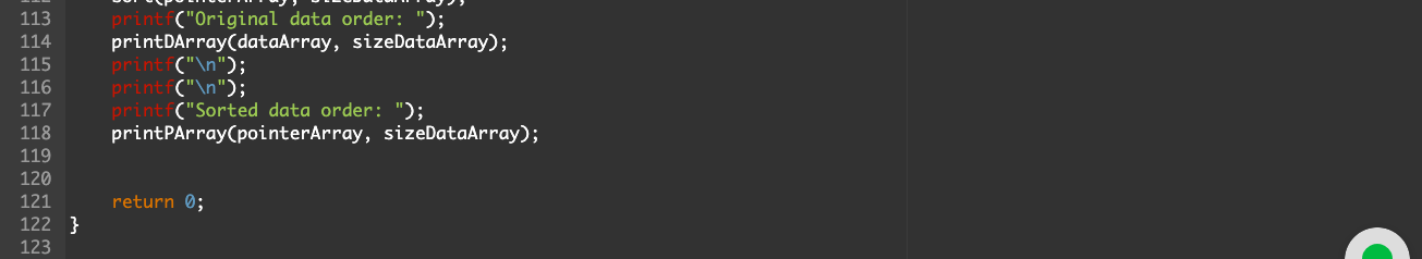 Solved (C language) My only problem is that my pointer array | Chegg.com