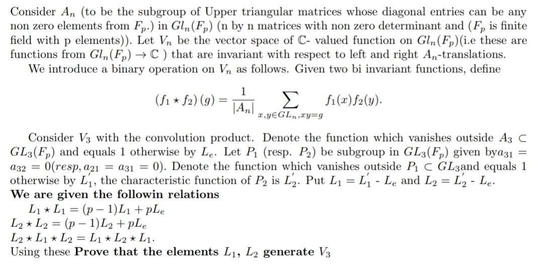 Solved Consider An (to be the subgroup of Upper triangular | Chegg.com