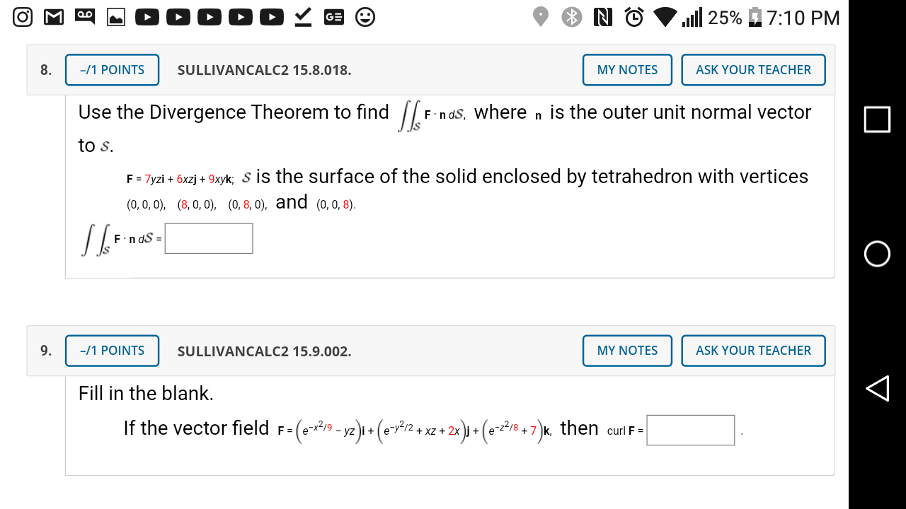 Solved O Mnooooo Vg 0 N O 25 07 10 Pm 8 11 Points S Chegg Com