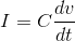 I=C\frac{dv}{dt}