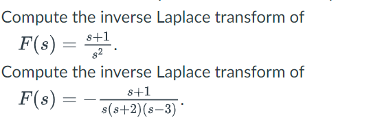 inverse laplace transform of 1 sqrt s