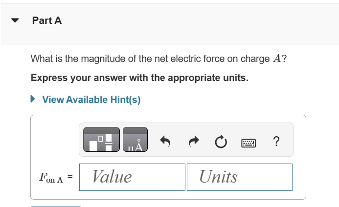Solved What is the magnitude of the net electric force on | Chegg.com