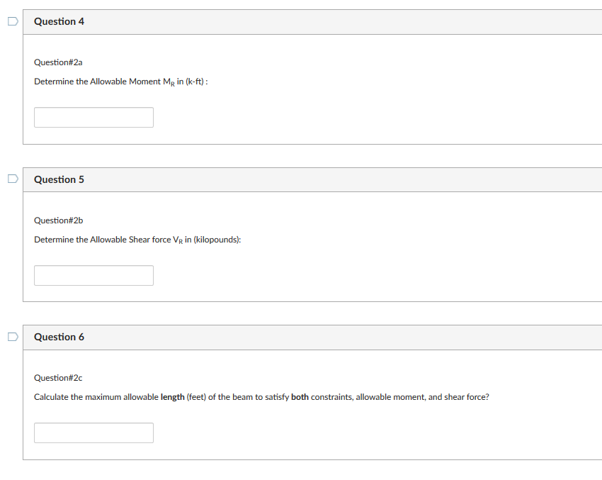 Question2 (55) w = 2.00 k/ft CW18 x 40 Calculate