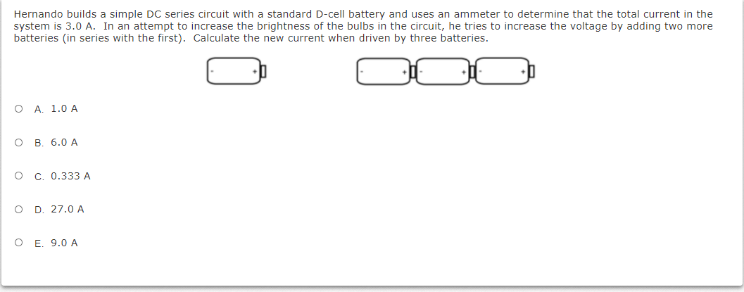 Solved Two light bulbs, A and B, are wired in series with C | Chegg.com
