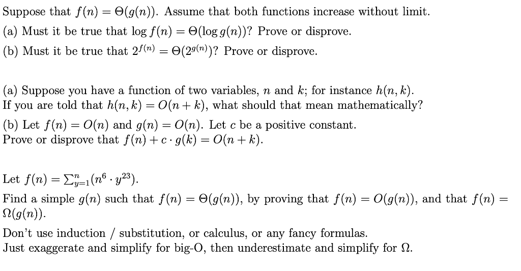 Solved Prove that if f1(n)=O(g1(n)) and f2(n)=O(g2(n)), then