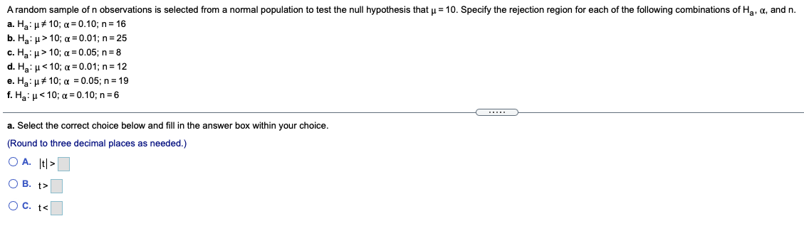 Solved A random sample of n observations is selected from a | Chegg.com