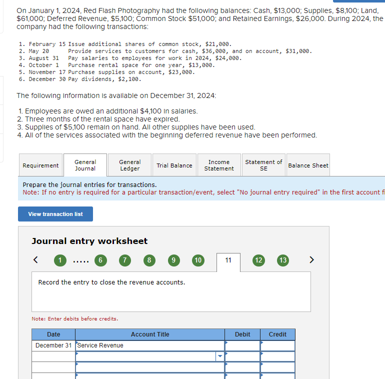 Solved On January 1 2024 Red Flash Photography Had The Chegg Com   PhpehoUPn