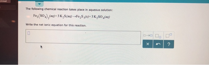 Solved The following chemical reaction takes place in | Chegg.com