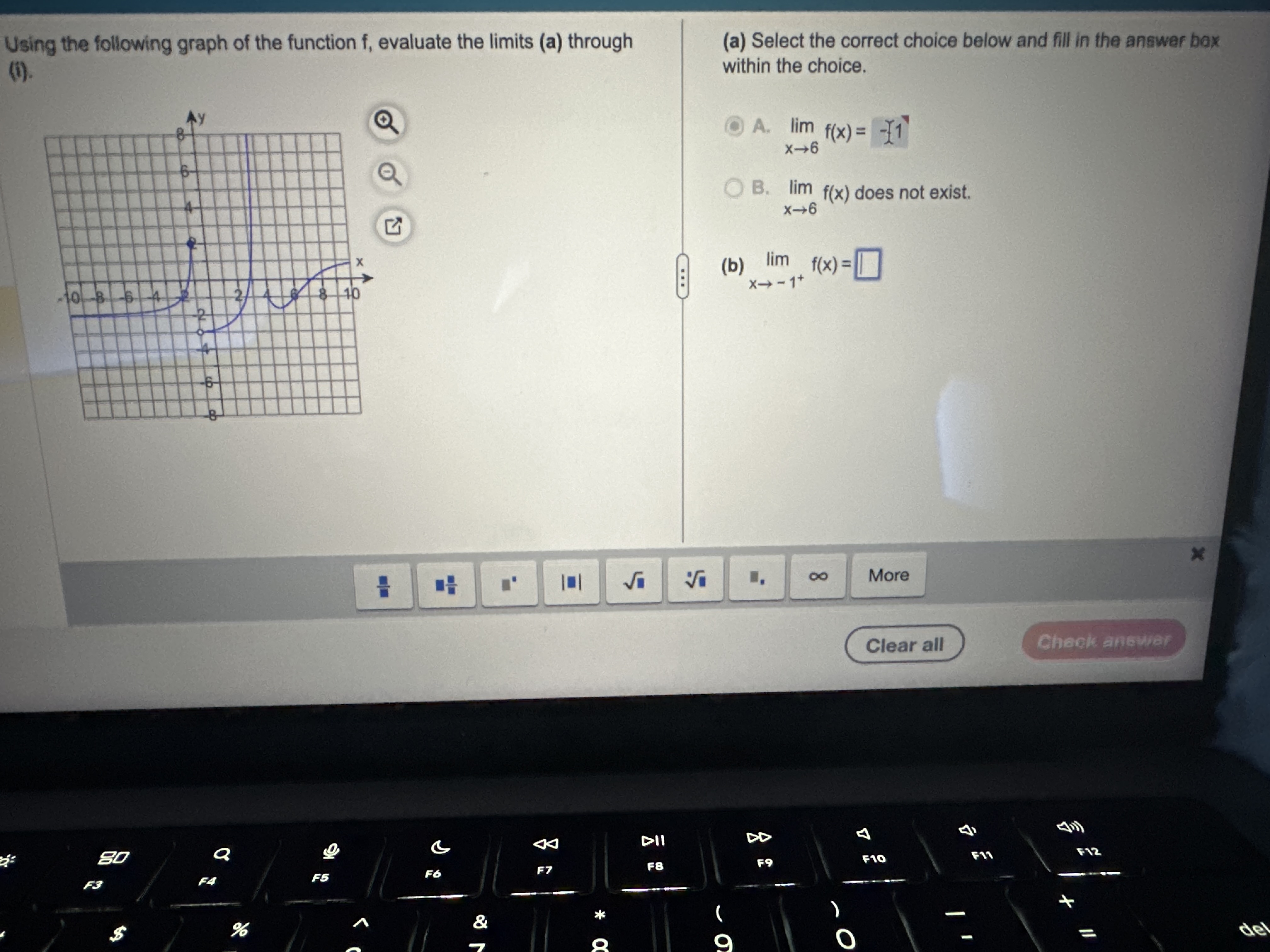 Solved Using The Following Graph Of The Function F, | Chegg.com