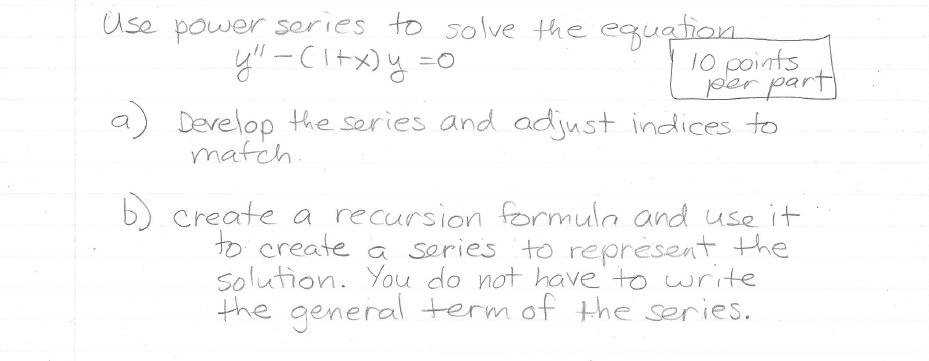Solved Please show all work. Do not skip any algebra or any | Chegg.com