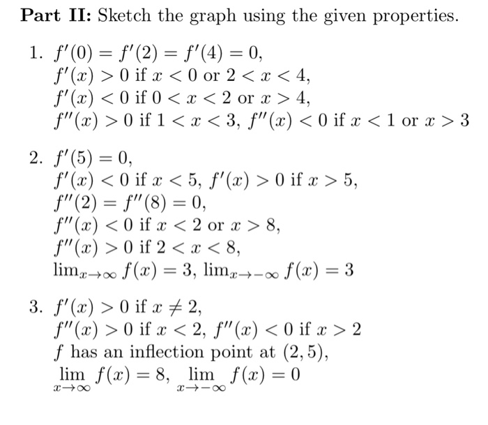 Solved I need help with all of these! Please show any work | Chegg.com