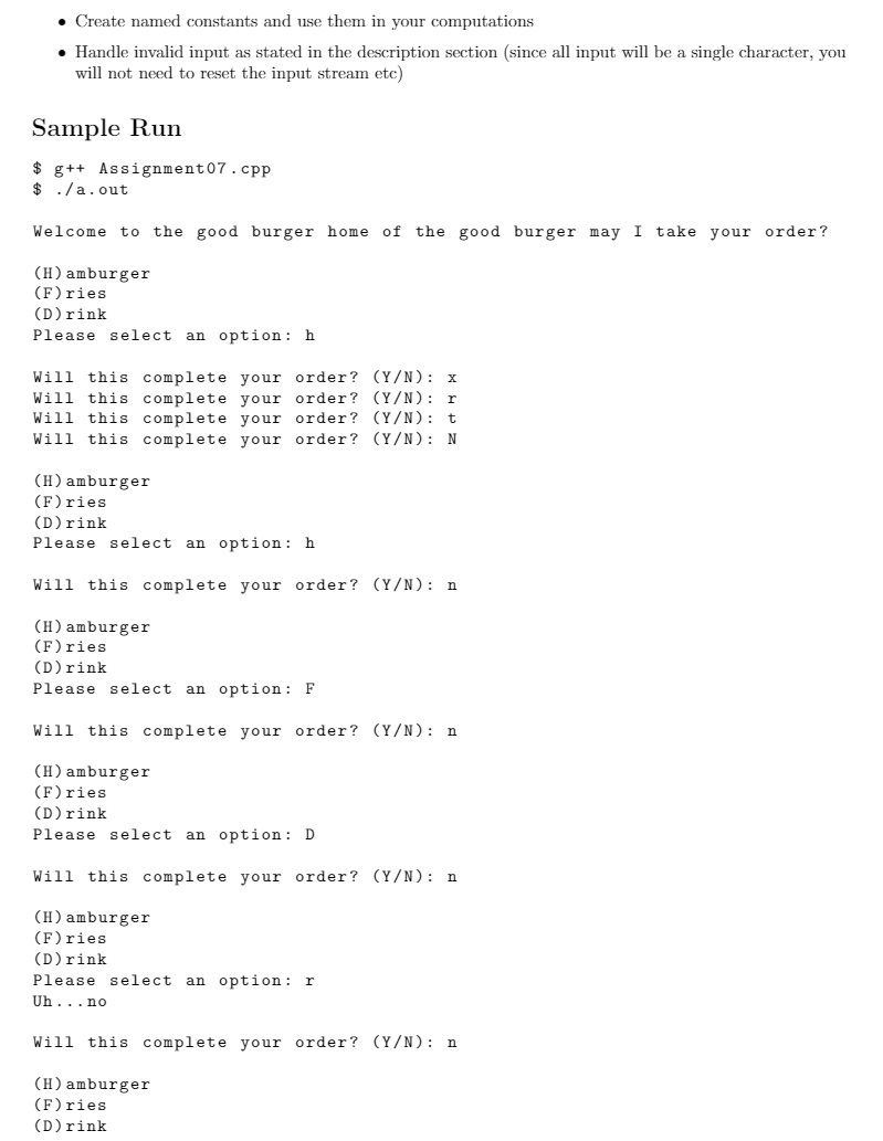 Solved Description You implement a program that simulates a | Chegg.com