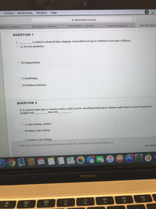 Solved History Bookmarks Window Help 을 bbhosted.cury.edu